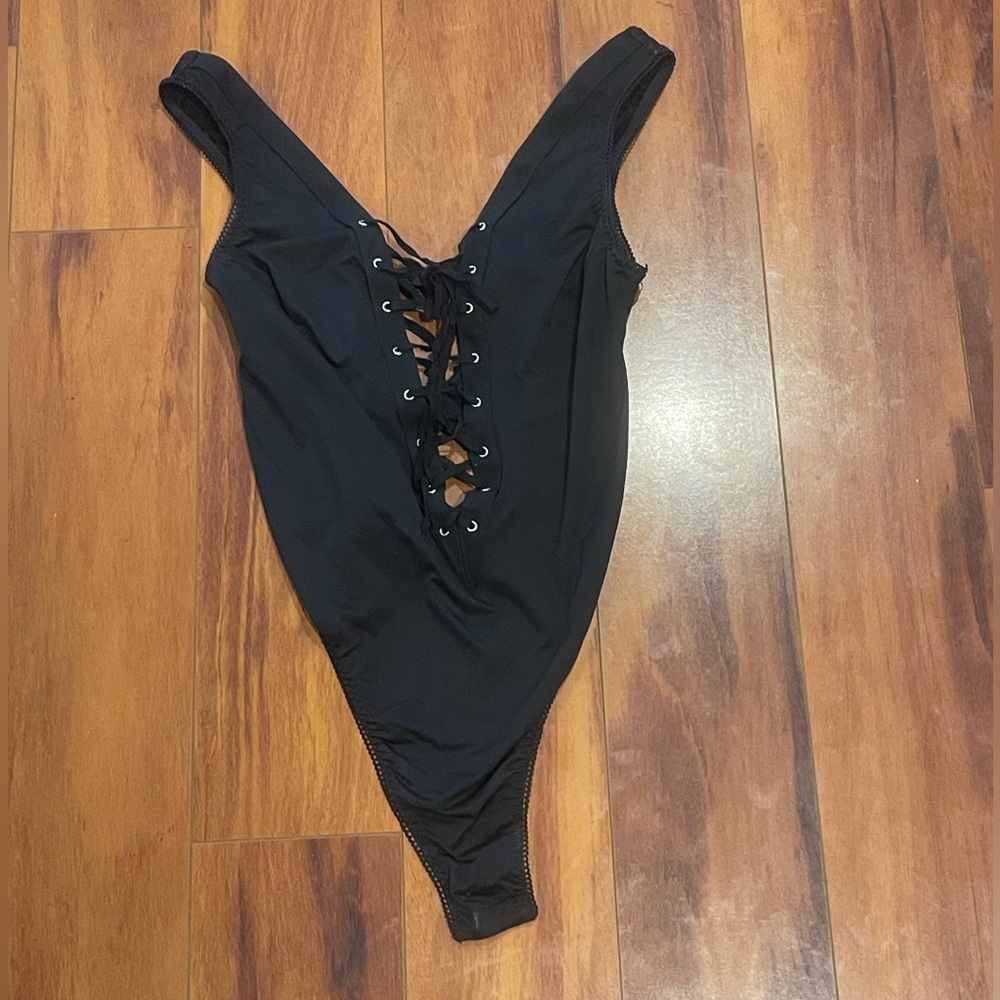 Victorias Secret lace up bodysuit